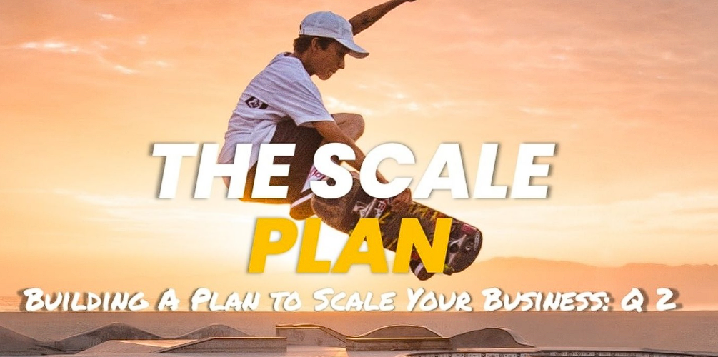The Scale Plan workshop banner